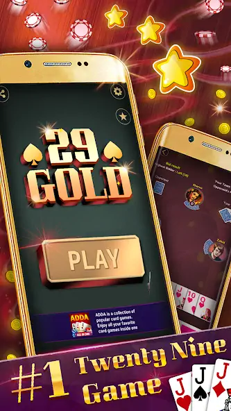 Скачать Play 29 Gold offline [Взлом Много денег] APK на Андроид