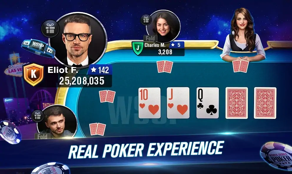 Скачать WSOP Poker: Texas Holdem Game [Взлом Много денег] APK на Андроид