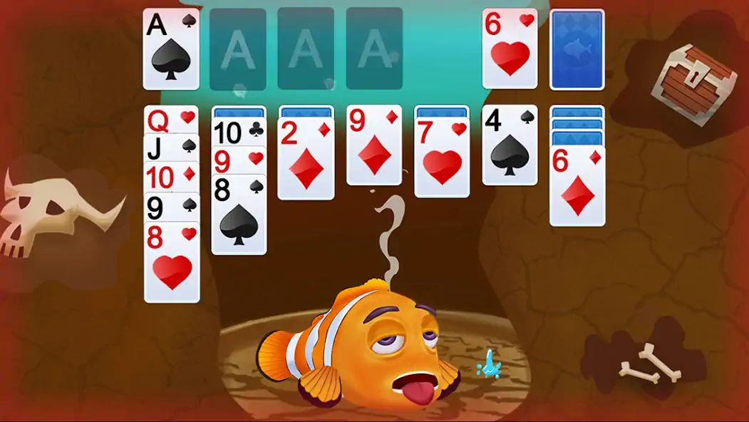 Скачать Пасьянс 3D-Рыбы [Взлом Бесконечные монеты] APK на Андроид