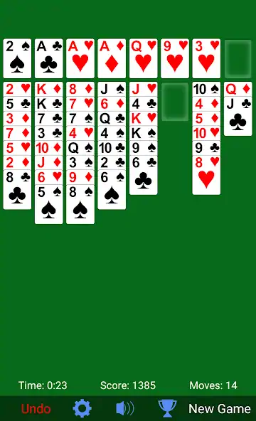 Скачать FreeCell Solitaire [Взлом Много монет] APK на Андроид