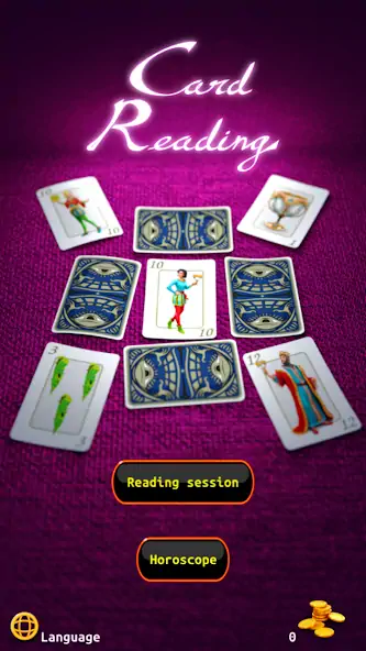 Скачать Card Reading [Взлом Бесконечные монеты] APK на Андроид