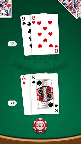 Скачать Blackjack [Взлом Бесконечные монеты] APK на Андроид