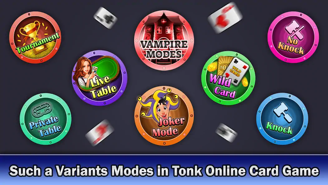 Скачать Tonk multiplayer card game [Взлом Много монет] APK на Андроид