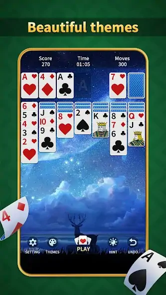 Скачать Solitaire Classic:Card Game [Взлом Много денег] APK на Андроид