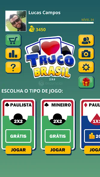 Скачать Truco Brasil - Truco online [Взлом Много денег] APK на Андроид