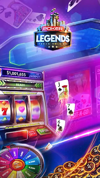 Скачать Poker Legends - Texas Hold'em [Взлом Много денег] APK на Андроид