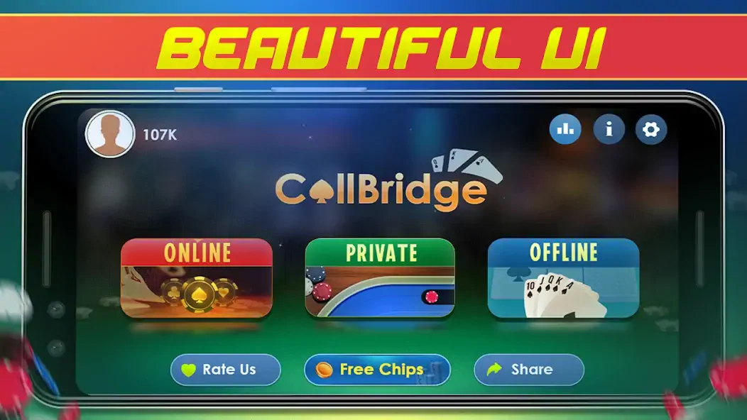 Скачать Call Bridge Card Game - Spades [Взлом Много монет] APK на Андроид