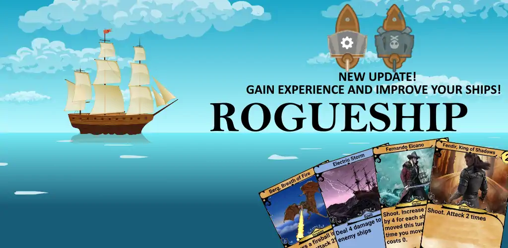 Скачать RogueShip - RPG Roguelike Card [Взлом Бесконечные деньги] APK на Андроид