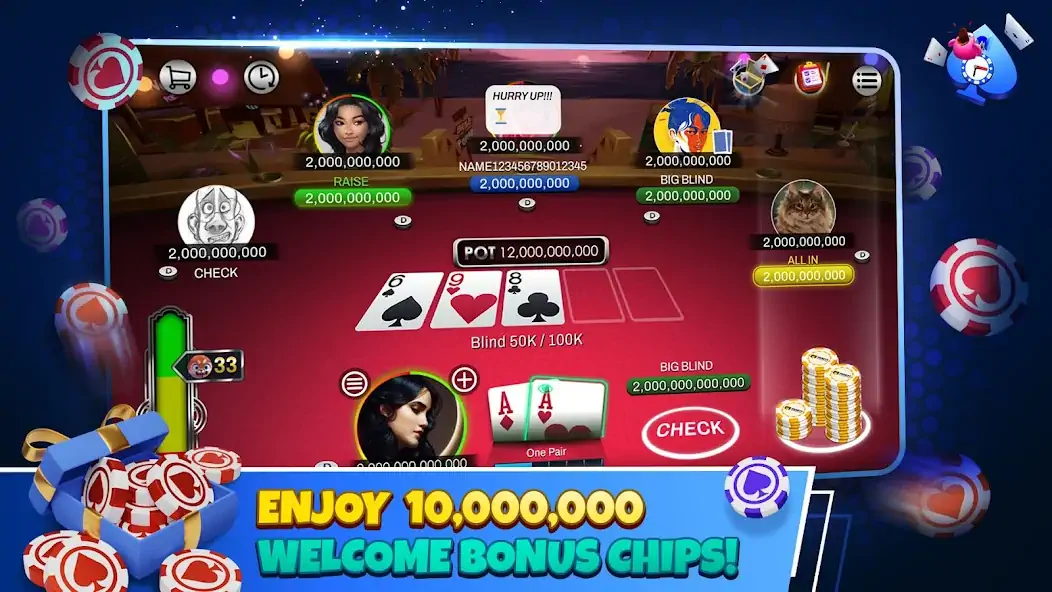 Скачать Poker Hour [Взлом Много монет] APK на Андроид