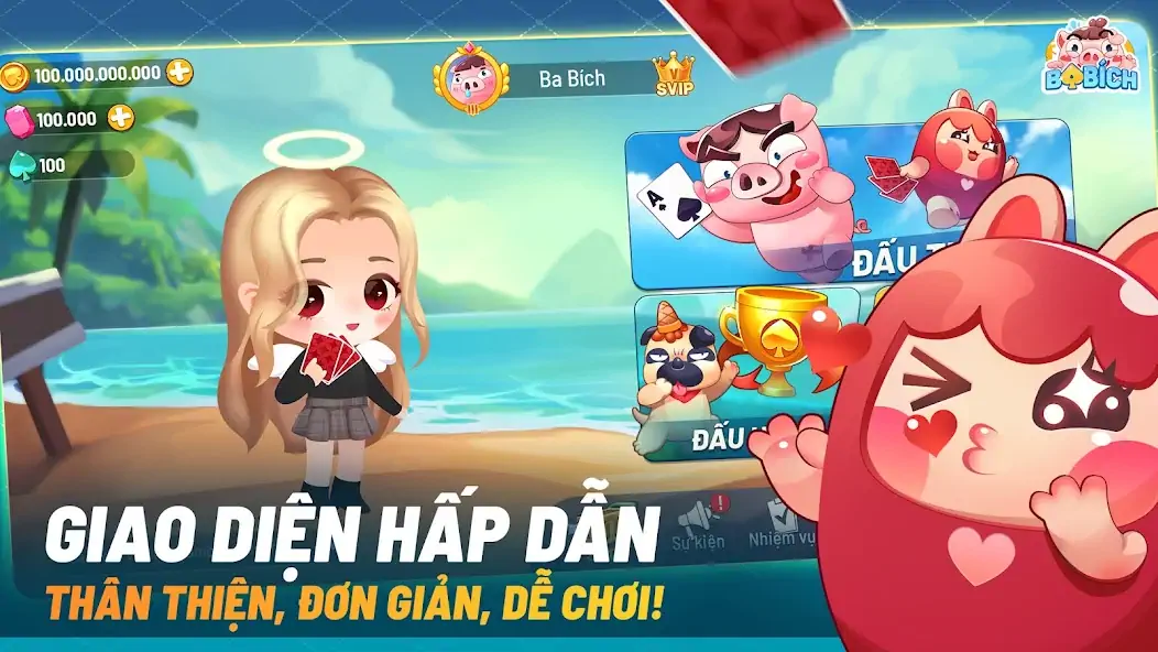 Скачать Ba Bích - Tiến Lên Miền Nam [Взлом Много монет] APK на Андроид