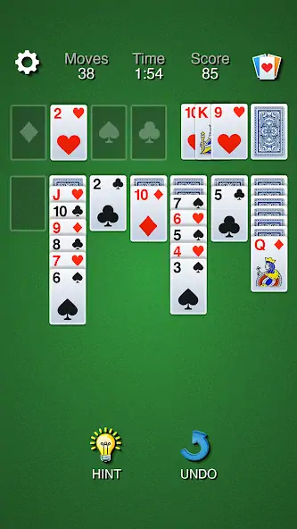 Скачать Solitaire Klondike Classic [Взлом Бесконечные деньги] APK на Андроид