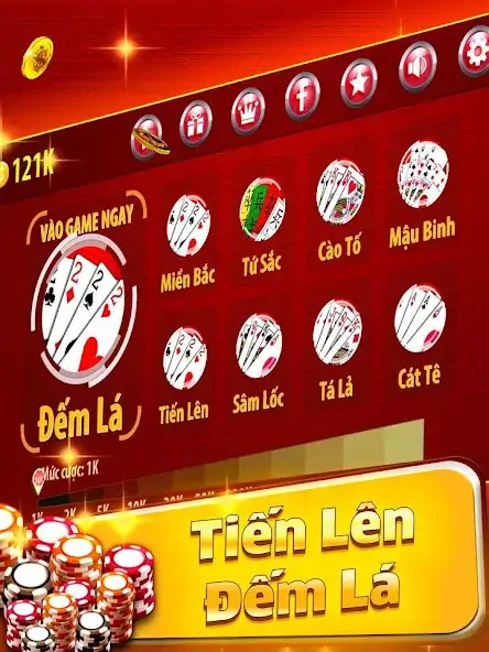 Скачать Tiến Lên Đếm Lá - Tien Len [Взлом Много денег] APK на Андроид