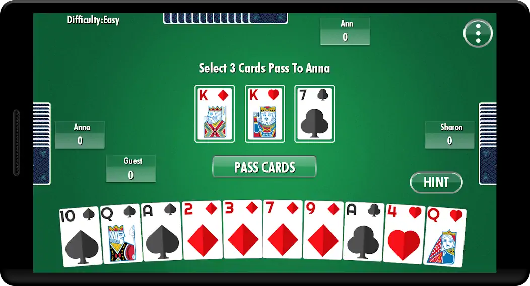 Скачать Hearts - Card Game [Взлом Много монет] APK на Андроид