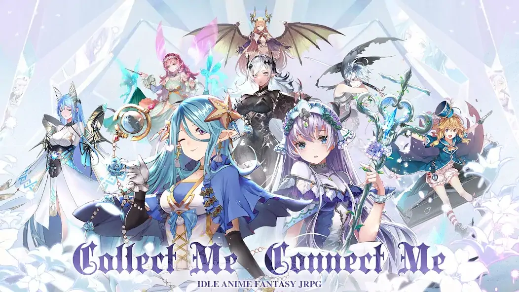 Скачать Girls' Connect: Idle RPG [Взлом Много денег] APK на Андроид