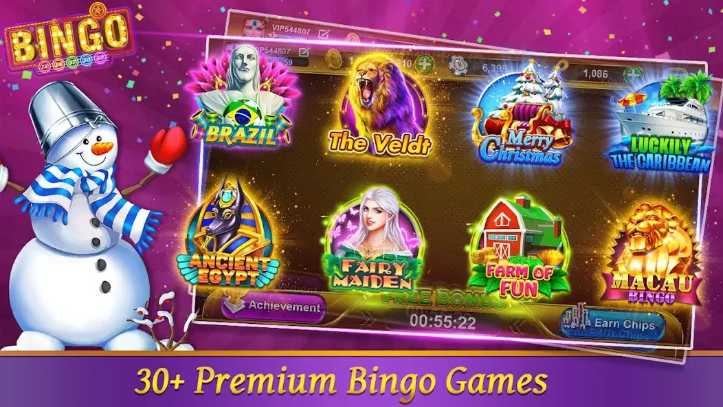 Скачать Bingo Happy HD - Bingo Games [Взлом Много денег] APK на Андроид