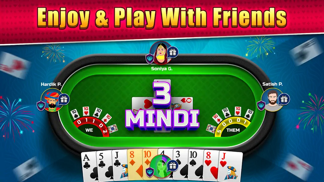 Скачать Mindi Online Card Game [Взлом Бесконечные деньги] APK на Андроид