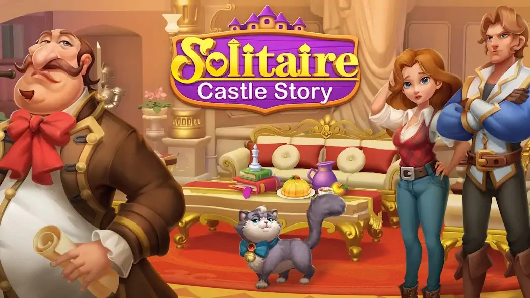 Скачать Solitaire Castle Story：Design [Взлом Бесконечные деньги] APK на Андроид