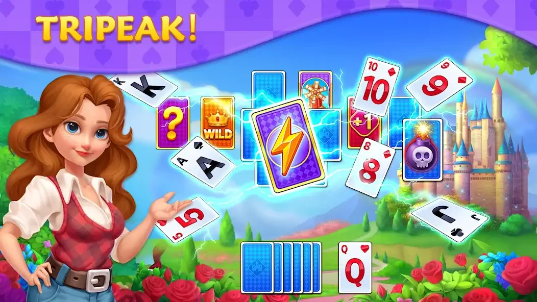 Скачать Solitaire Castle Story：Design [Взлом Бесконечные деньги] APK на Андроид