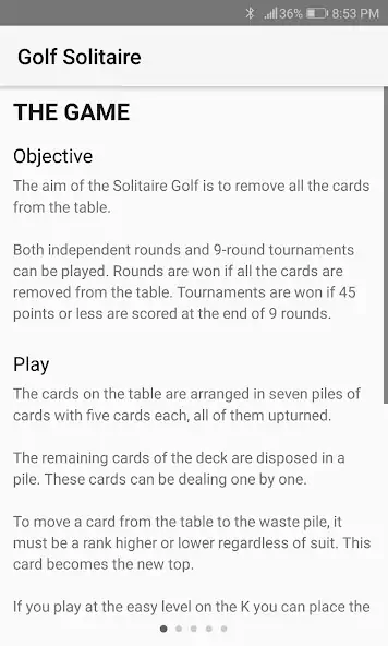 Скачать Golf Solitaire [Взлом Бесконечные монеты] APK на Андроид