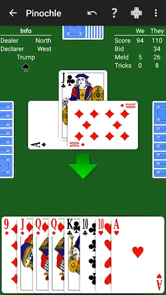 Скачать Pinochle - Expert AI [Взлом Бесконечные деньги] APK на Андроид