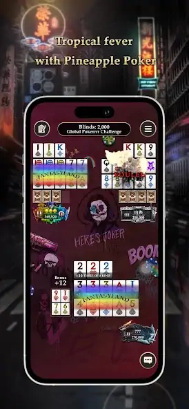 Скачать Pokerrrr 2: Holdem, OFC, Rummy [Взлом Бесконечные деньги] APK на Андроид