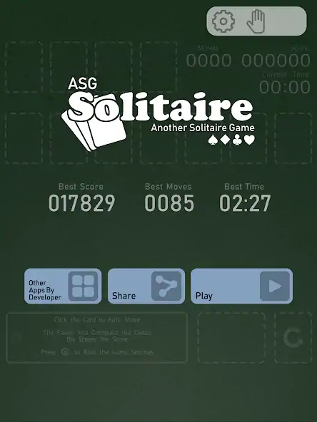 Скачать Solitaire - ASG [Взлом Бесконечные монеты] APK на Андроид