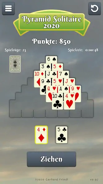 Скачать Pyramid Solitaire Kartenspiel [Взлом Много монет] APK на Андроид