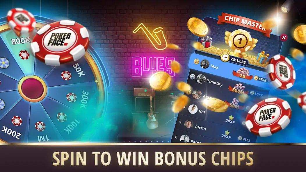 Скачать Poker Face: Texas Holdem Poker [Взлом Бесконечные монеты] APK на Андроид