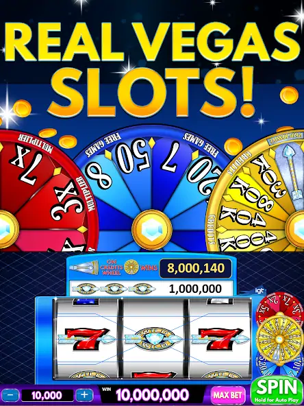 Скачать Spin Vegas Slots: Slot Games [Взлом Много денег] APK на Андроид