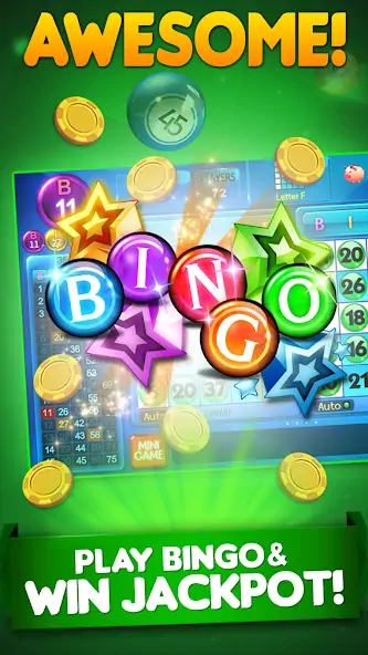 Скачать Bingo City 75: Bingo & Slots [Взлом Много денег] APK на Андроид