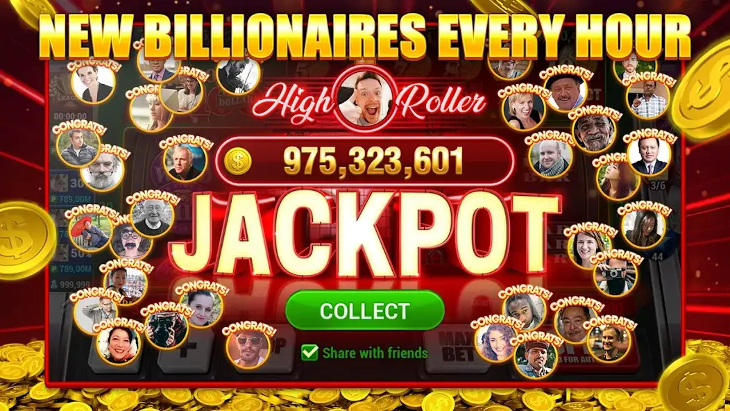 Скачать HighRoller Vegas: Casino Slots [Взлом Бесконечные деньги] APK на Андроид