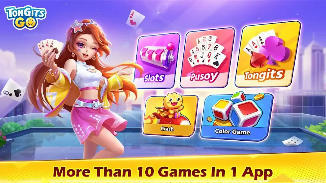 Скачать Tongits Go - Mines Slots Pusoy [Взлом Много денег] APK на Андроид