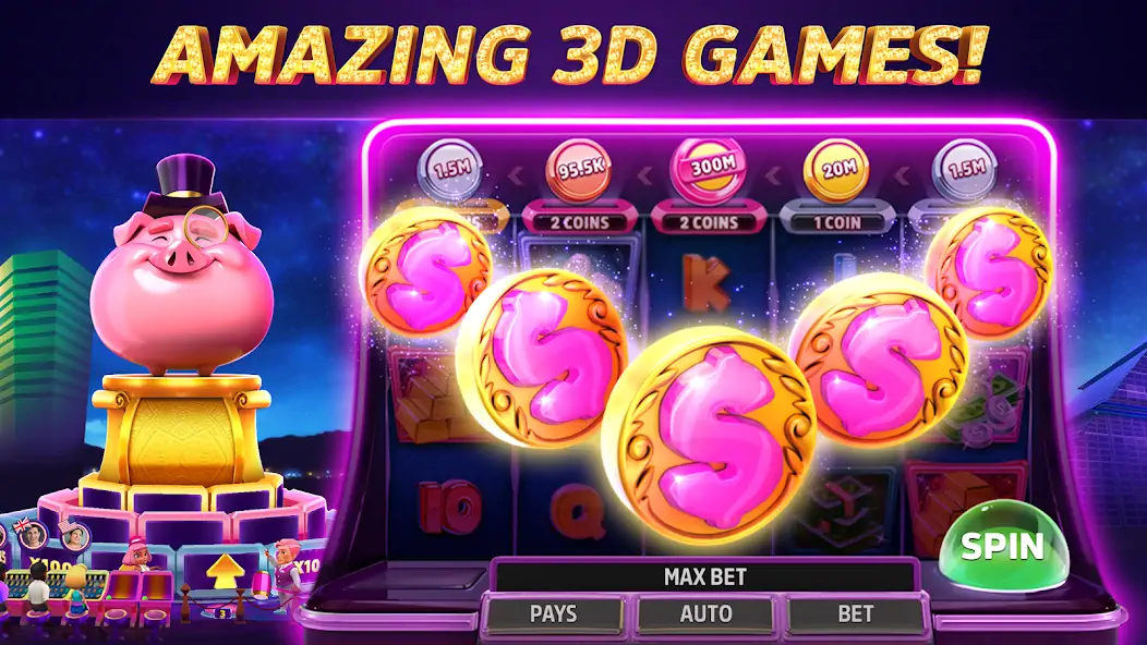 Скачать POP! Slots™ Казино игры Вегаса [Взлом Много монет] APK на Андроид