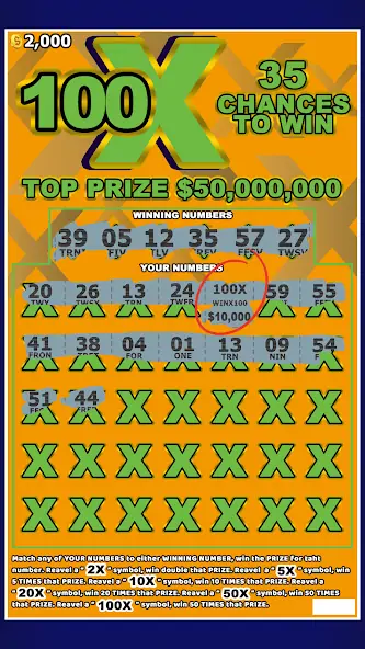 Скачать Lottery Scratchers Ticket Off [Взлом Бесконечные монеты] APK на Андроид