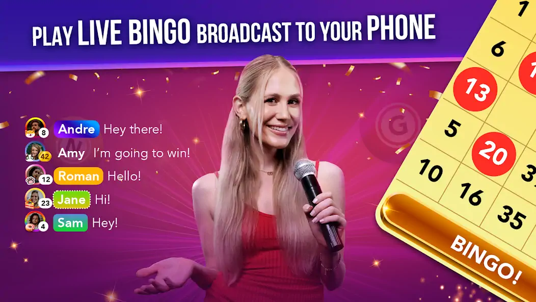 Скачать Live Play Bingo: Real Hosts [Взлом Много монет] APK на Андроид