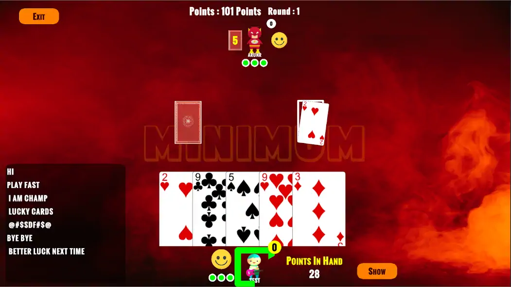 Скачать Minimum - Card Game [Взлом Много монет] APK на Андроид