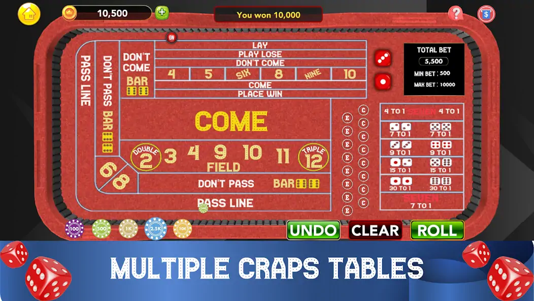 Скачать Craps - Casino Craps Trainer [Взлом Бесконечные деньги] APK на Андроид