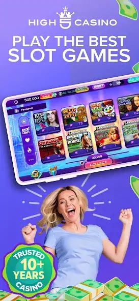 Скачать High 5 Casino: Real Slot Games [Взлом Бесконечные деньги] APK на Андроид