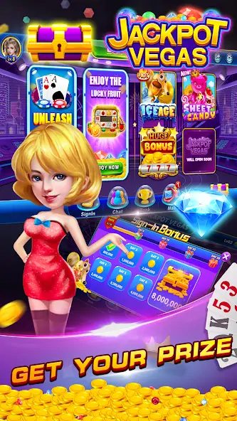 Скачать Jackpot Vegas casino slots! [Взлом Много монет] APK на Андроид