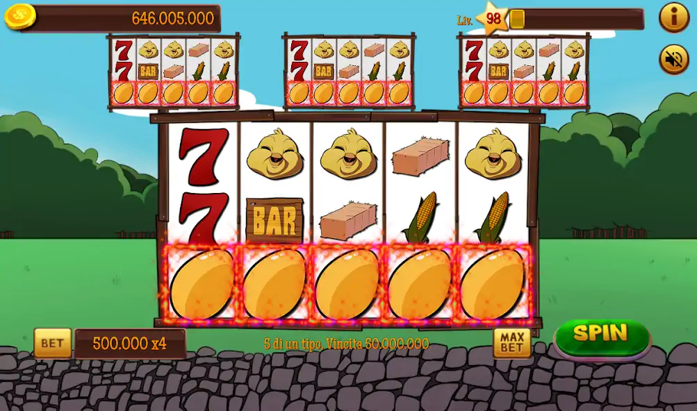 Скачать Slot Gallina 4 [Взлом Бесконечные монеты] APK на Андроид