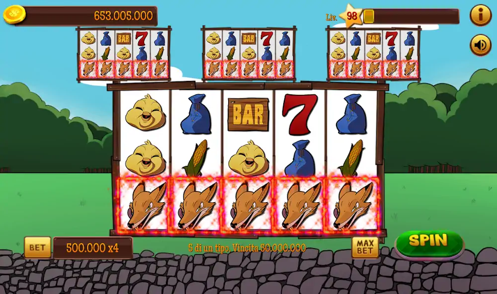 Скачать Slot Gallina 4 [Взлом Бесконечные монеты] APK на Андроид