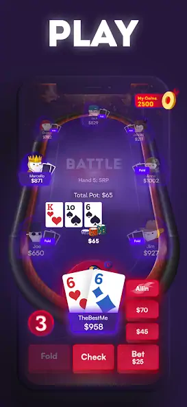 Скачать Prometheus: Battle Poker [Взлом Бесконечные деньги] APK на Андроид