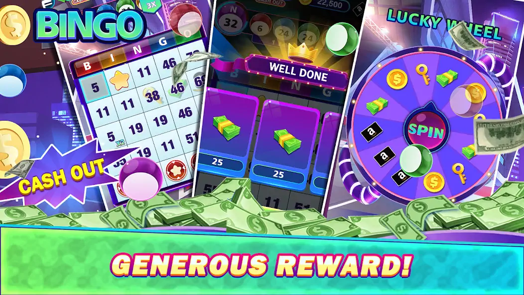 Скачать Win real money Bingo- Big Cash [Взлом Бесконечные деньги] APK на Андроид