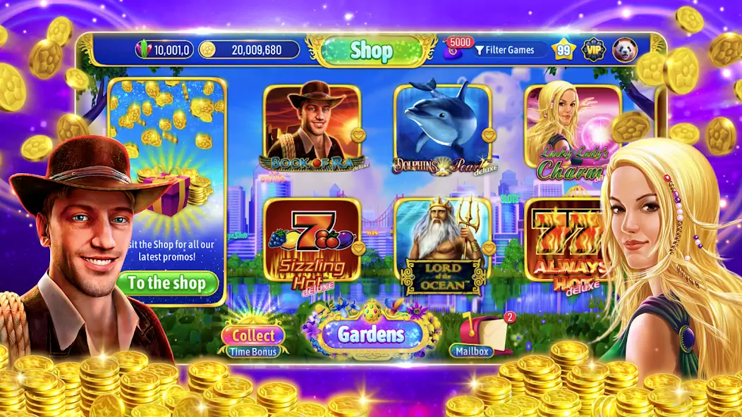 Скачать Bloom Boom Casino Slots Online [Взлом Бесконечные деньги] APK на Андроид