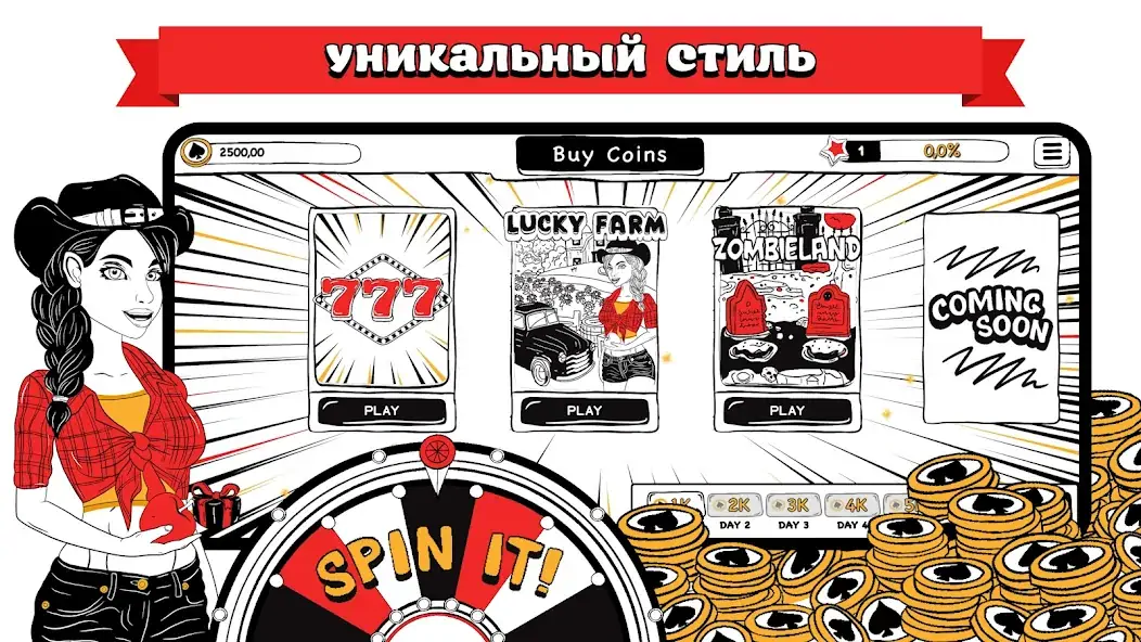 Скачать B&W Казино [Взлом Бесконечные монеты] APK на Андроид