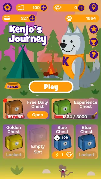 Скачать Kenjo's Journey Coin Pusher [Взлом Много денег] APK на Андроид