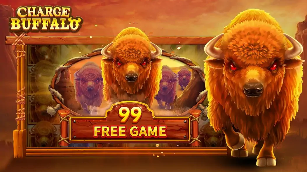 Скачать Charge Buffalo Slot-TaDa Games [Взлом Бесконечные деньги] APK на Андроид