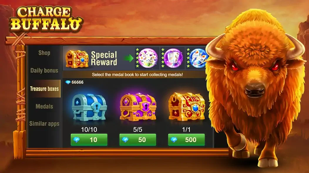 Скачать Charge Buffalo Slot-TaDa Games [Взлом Бесконечные деньги] APK на Андроид