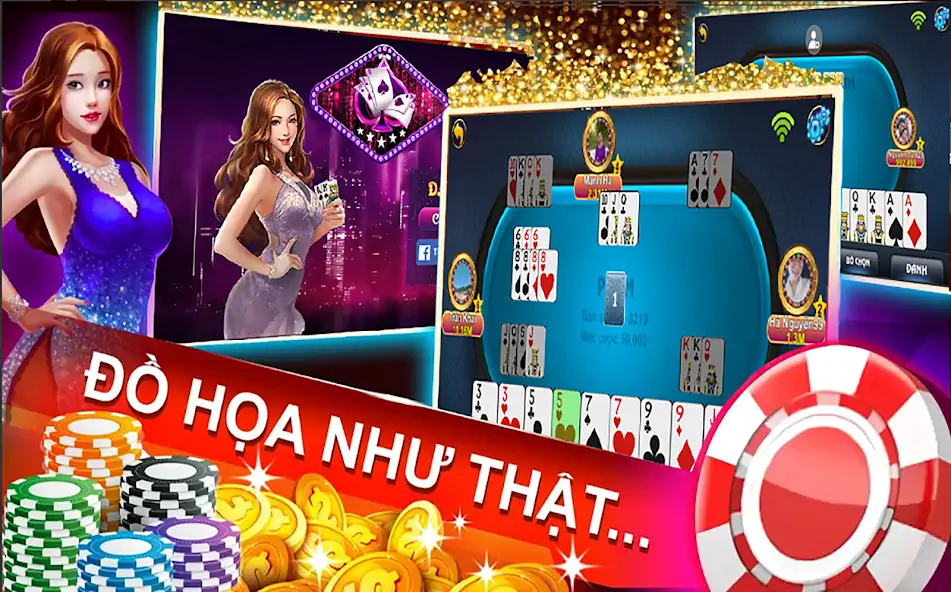 Скачать Mậu binh online 2019 - mau bin [Взлом Бесконечные деньги] APK на Андроид