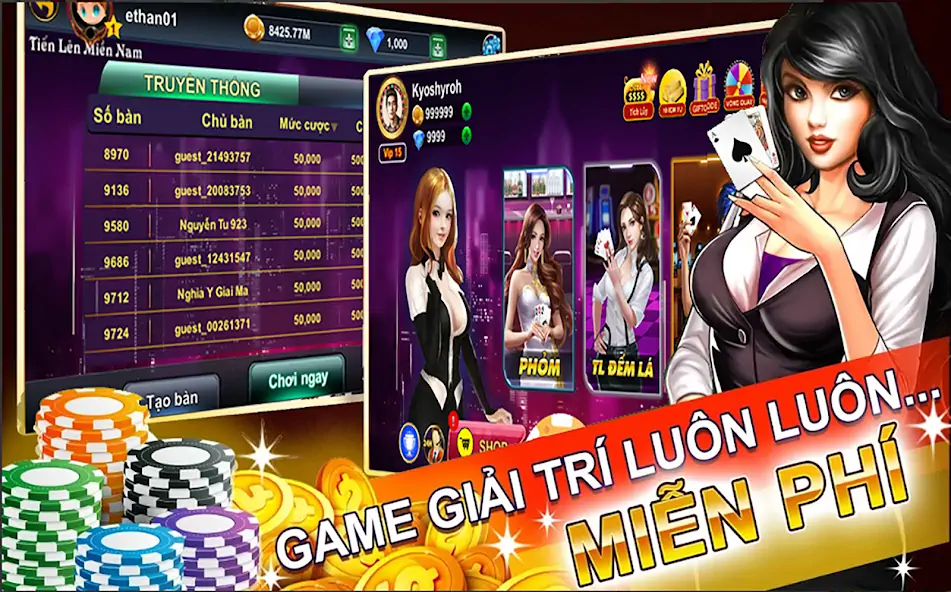 Скачать Mậu binh online 2019 - mau bin [Взлом Бесконечные деньги] APK на Андроид